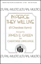 In Peace They Will Live SSAA choral sheet music cover